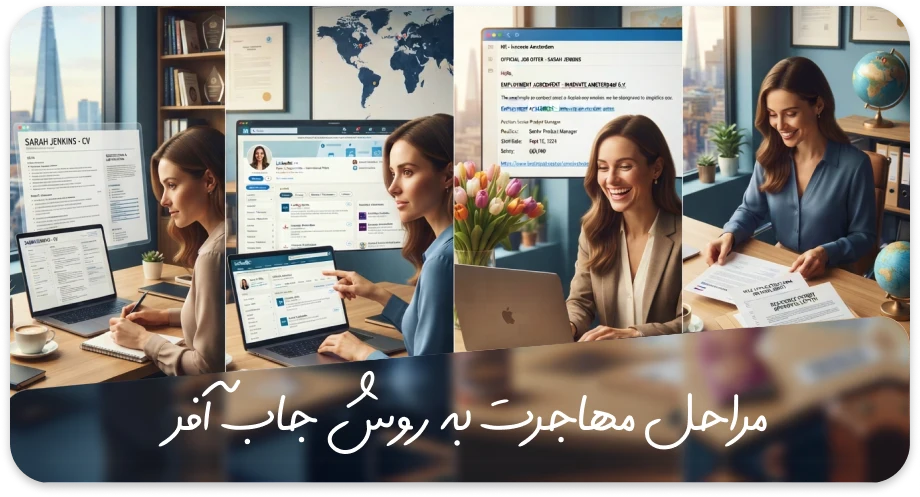 مراحل دریافت جاب آفر