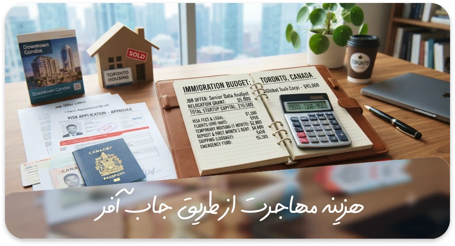 هزینه دریافت جاب افر