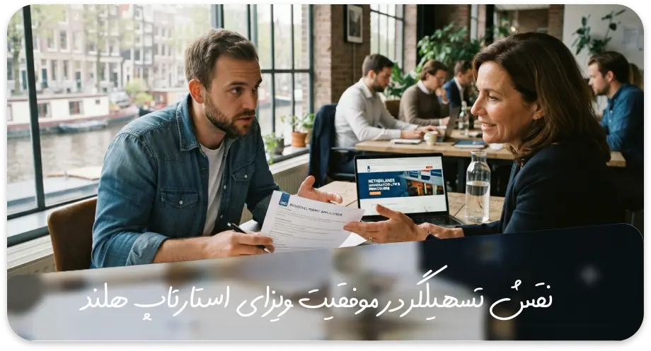 نقش تسهیل‌گر (Facilitator) در موفقیت استارتاپ ویزای هلند