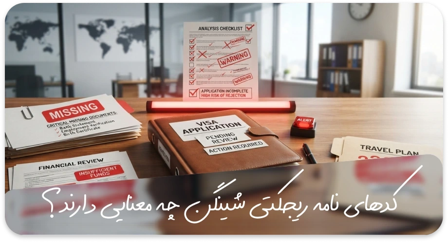 کدهای نامه ریجکتی شینگن چه معنایی دارند؟