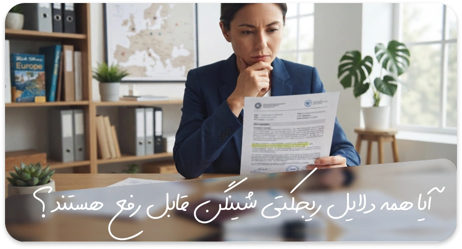 آیا همه دلایل ریجکتی شینگن قابل رفع هستند؟