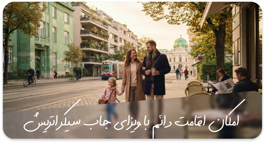 اقامت دائم با ویزای جاب سیکر اتریش